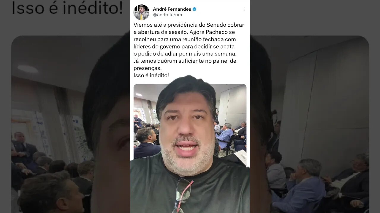 Pacheco se fecha com líderes do Governo para decidir se adia a Sessão