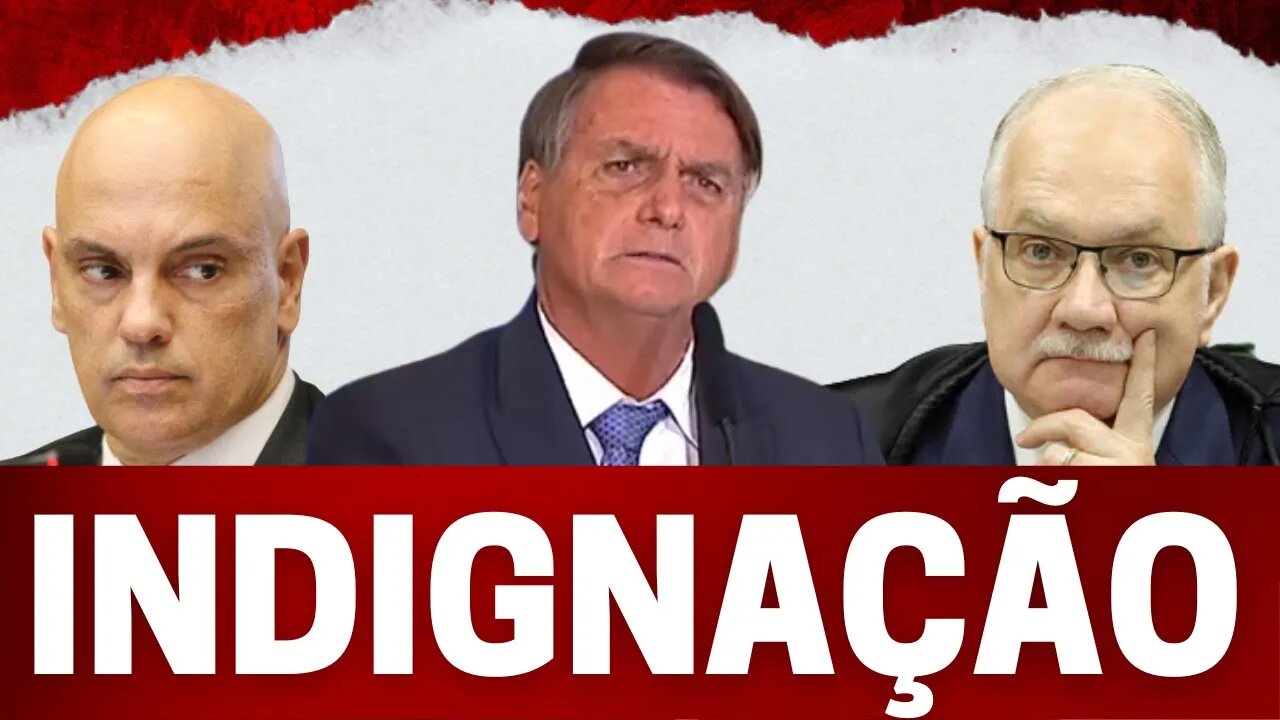 Bolsonaro sobe o tom total indignação.