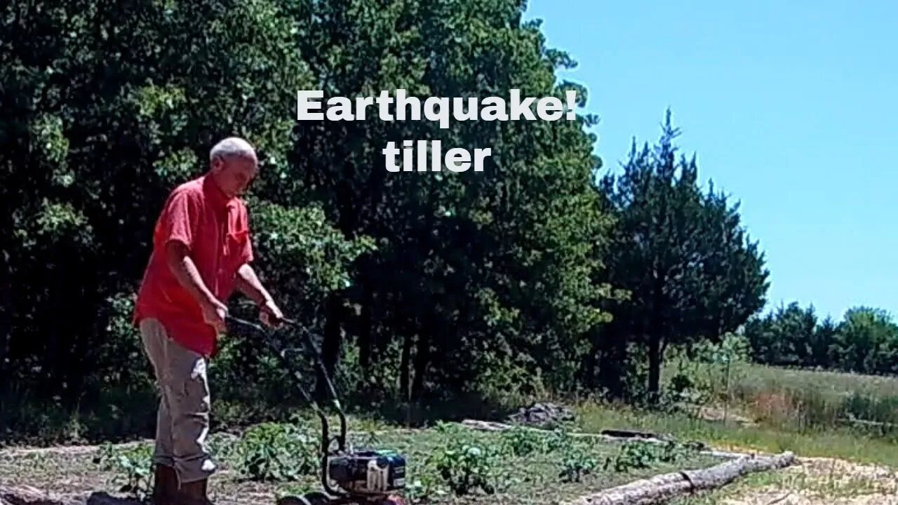 Earthquake Tiller in action and review.