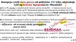 Korupcja cywili dużo gorsza od PiS co tylko abstrahuje cykl ogólny Behemy&poganiacze:Olszański