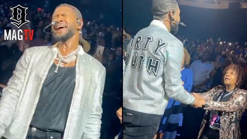 Usher Serenades Anita Baker At His Las Vegas Concert! 😍