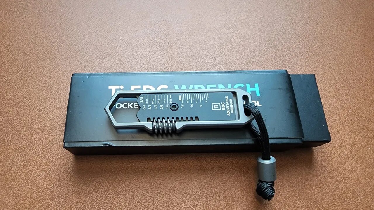 Big Design TI EDC WRENCH very cool tool