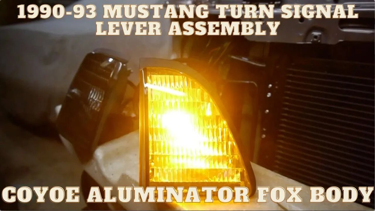 The DEFECTIVE 1990-93 MUSTANG TURN SIGNAL LEVER ASSEMBLY