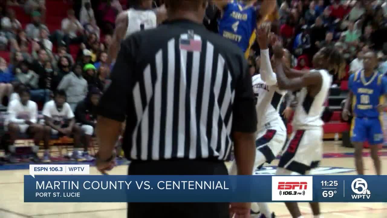 Centennial beats Martin County in double overtime thriller