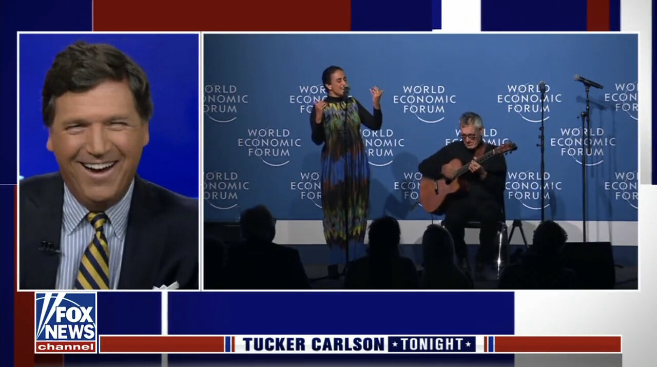 ⚫️Hilarious Tucker Clip With The WEF Musicians🤣