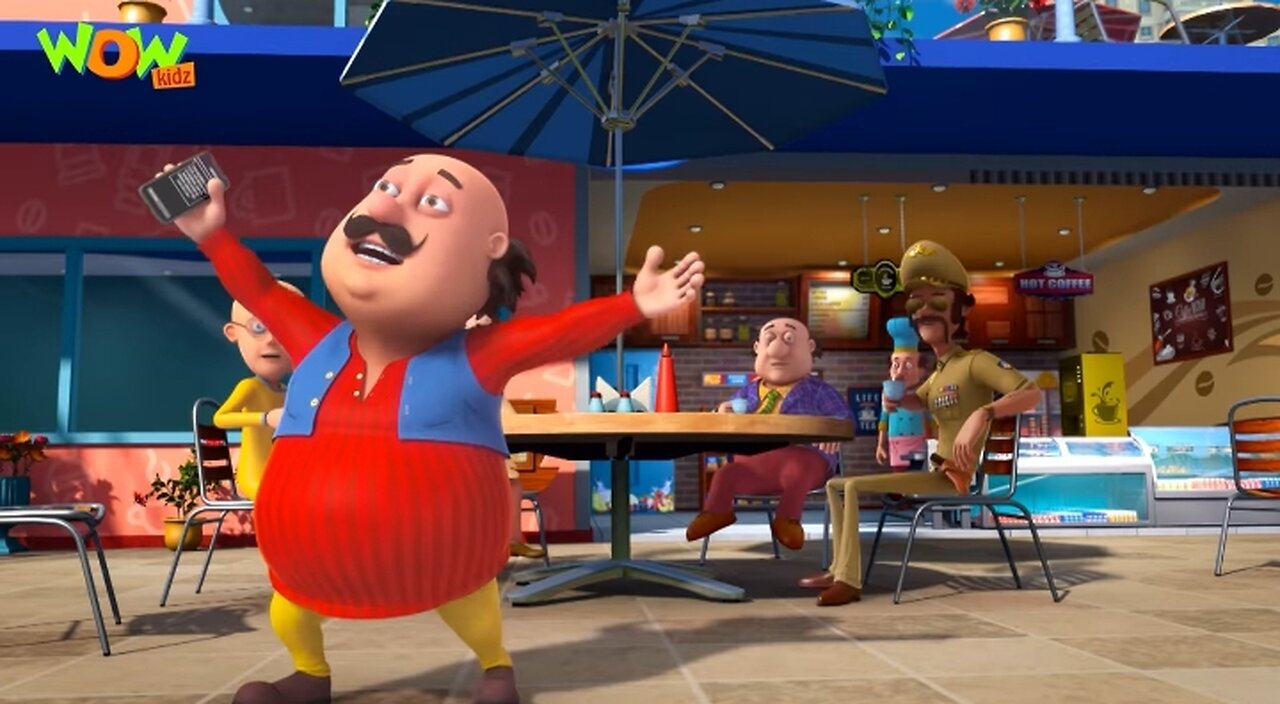 Cartoon wide for kids .muto patlu ki flying ship
