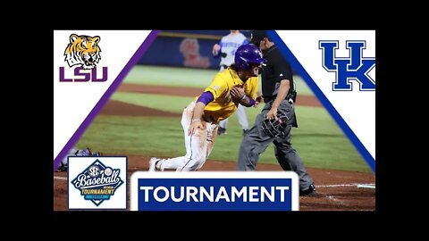 #12 Kentucky vs #4 LSU Highlights | SEC Tournament | 2022 College Baseball Highlights