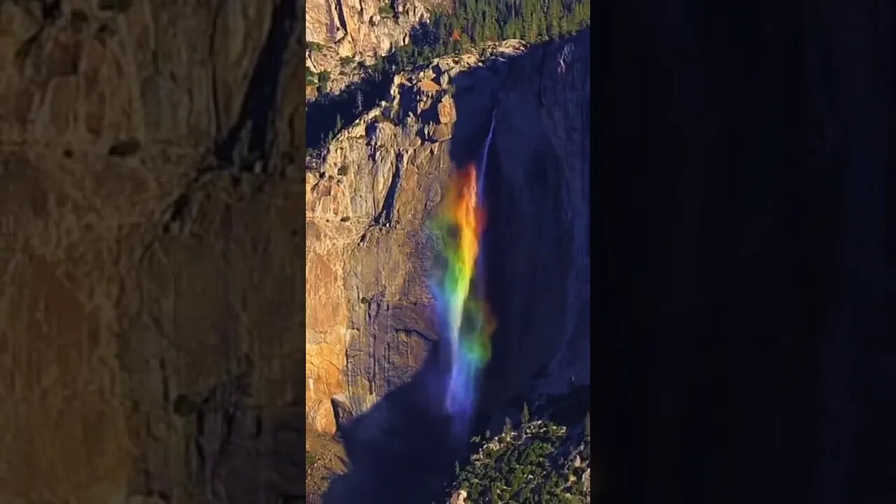 Incrível essa cachoeira e o arco da aliança ❤️