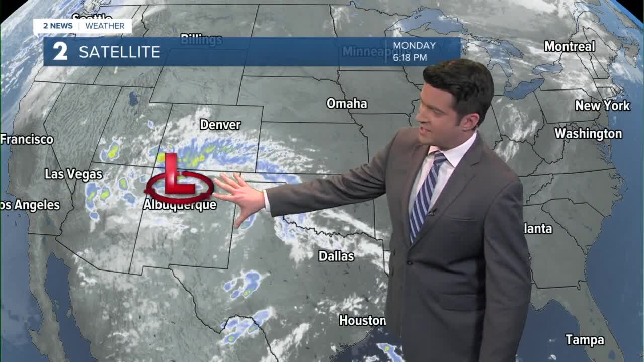 Showers on the way - Monday Night Weathercast