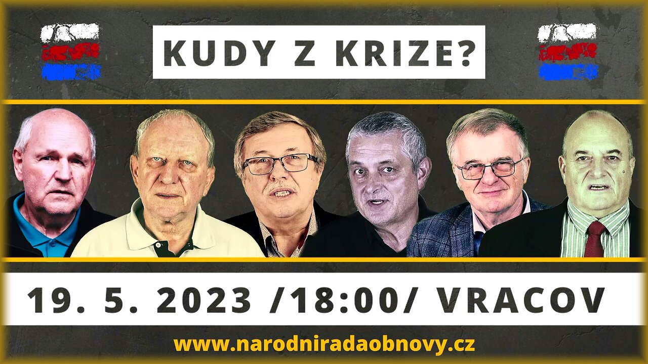 KUDY Z KRIZE - velká konference předních odborníků z Národní rady obnovy. Vracov 19.5.2023