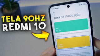 Como ATIVAR TELA DE 90Hz no Redmi 10