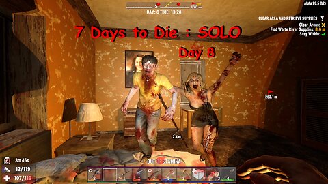 7 Days to Die : Tree cutter, repairs and deja vu crack house .