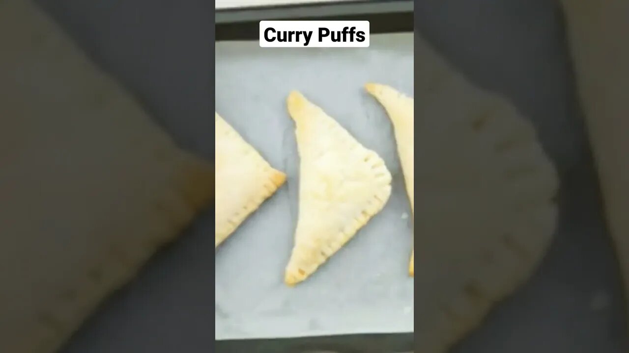 Curry Puffs with Leftover Curry.