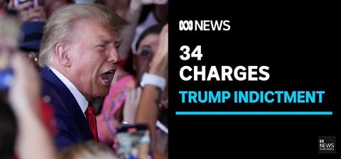 Defiant Donald Trump fronts the cameras after being charged