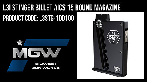 L3I STINGER Billet AICS 15 Round Magazine - L3STG-100100