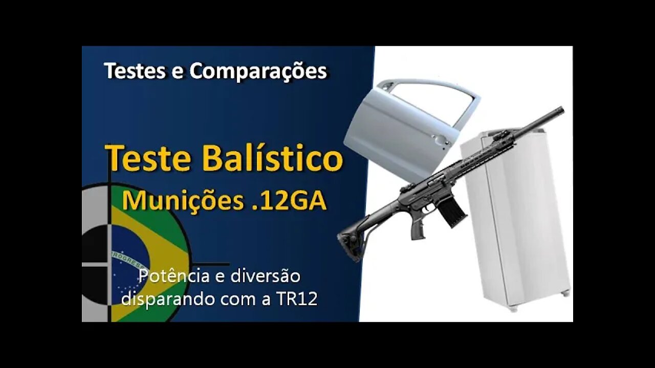 Teste Balístico - .12GA (Balote SLUG / Velox SG 3T / Federal 7 1/2 / Velox AEL / F150)