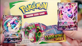 Great Pulls Pokemon Evolving Skies (1st Entire Box Opening)