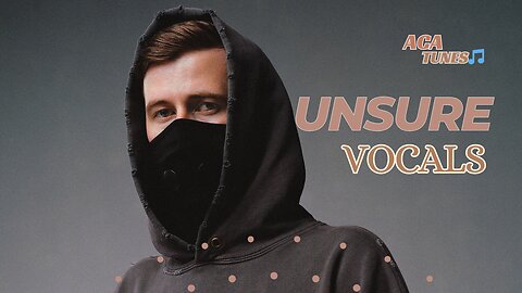 Vocal Music Alan walker, kylie centrall - Unsure (Vocals Only)