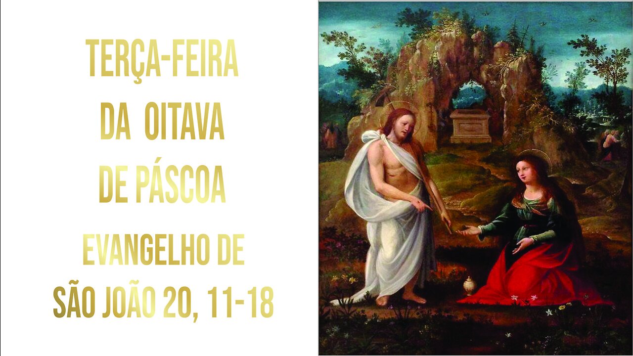 Evangelho da Terça-feira da Oitava de Páscoa - Ano A Jo 20, 11-18