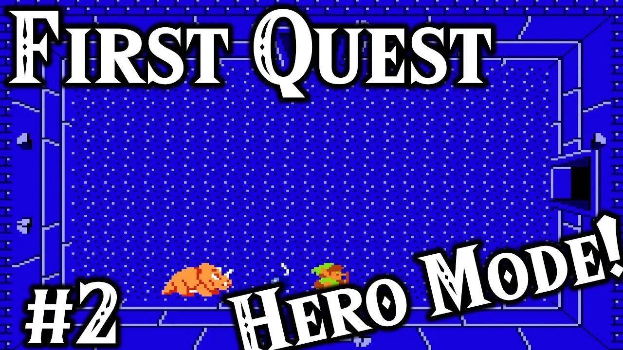 Zelda Classic → First Quest Hero Mode: 2 - I'm so Blue...