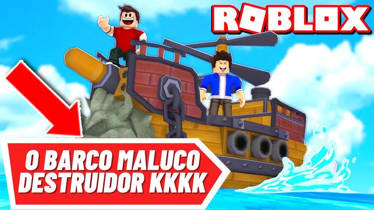 Roblox → CONSTRUINDO NAVIOS !! - Build A Boat For Treasure 🎮