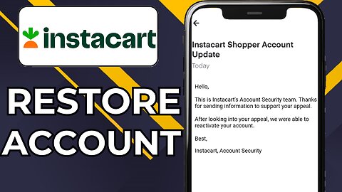 HOW TO REACTIVATE INSTACART ACCOUNT