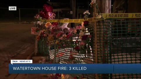 Community comes together for Watertown mother who lost 3 kids in house fire