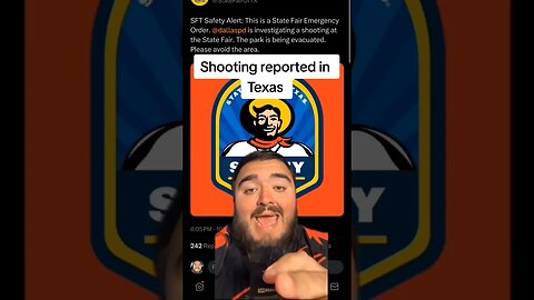 Texas state fair evacuated, active shooter reported. #texas #texasstate #breakingnews #fyp