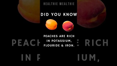 Peaches - The Health & Nutritious Roots of Your Diet || #health || #shorts