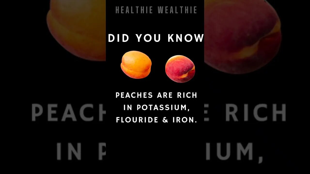 Peaches - The Health & Nutritious Roots of Your Diet || #health || #shorts