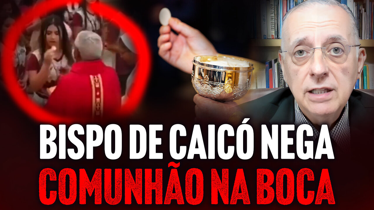 BISPO DE CAICÓ NEGA COMUNHÃO NA BOCA