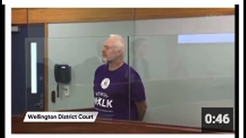 Barry Young appears before Wellington District Court judge Andrew Nicholls on Monday 4th of December
