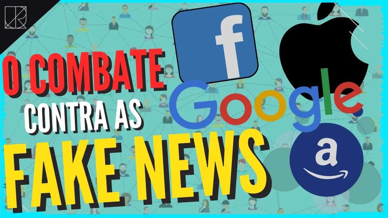 A LUTA CONTRA AS FAKE NEWS! || Facebook, Apple, Google e Amazon - COMENTANDO O ASSUNTO.