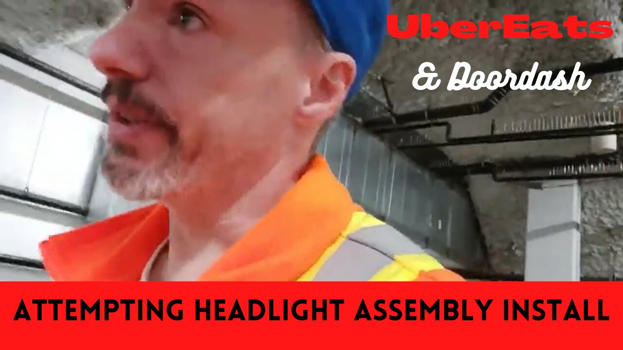 UberEats and Doordash deliveries plus headlight assembly