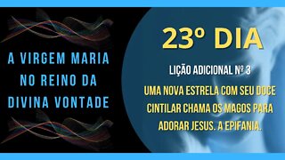 23º Dia | Livro "A Virgem Maria no Reino da Divina Vontade" - 3ª Lição Adicional #litcatolica