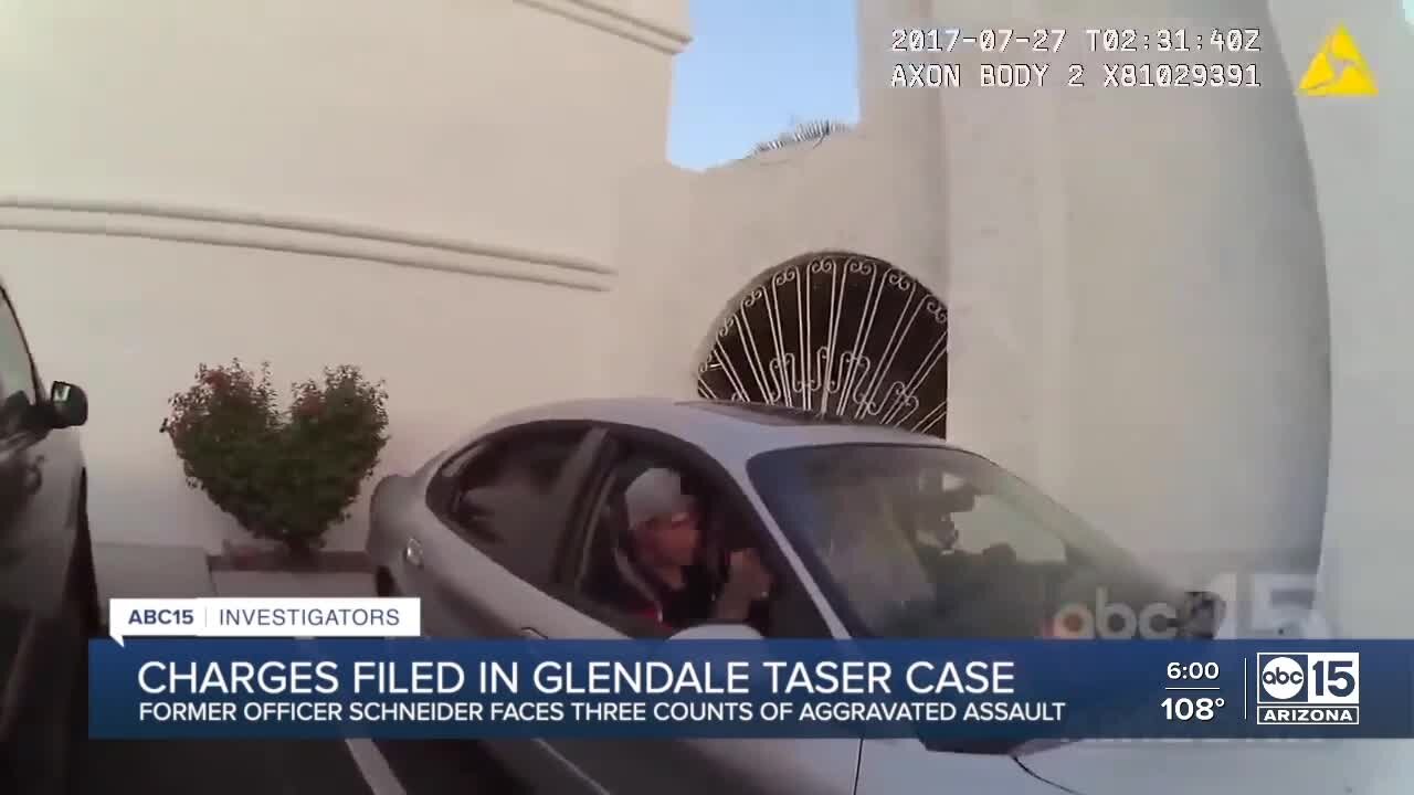 AG's Office files charges against Glendale officer who tased handcuffed man in groin