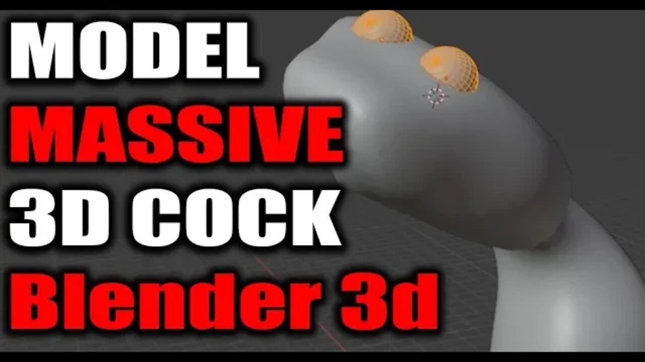 Model a MASSIVE 3D COCK | 3D COMEDY BLENDER TUTORIAL