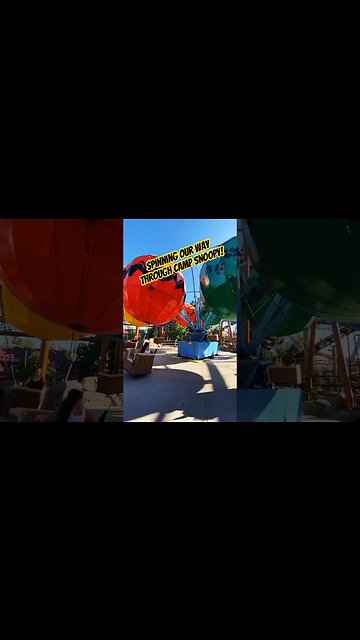 Camp Snoopy can leave you a bit dizzy! #knottsberryfarm #campsnoopy