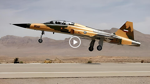 Iran unveiling its first 'indigenous' warplane.
