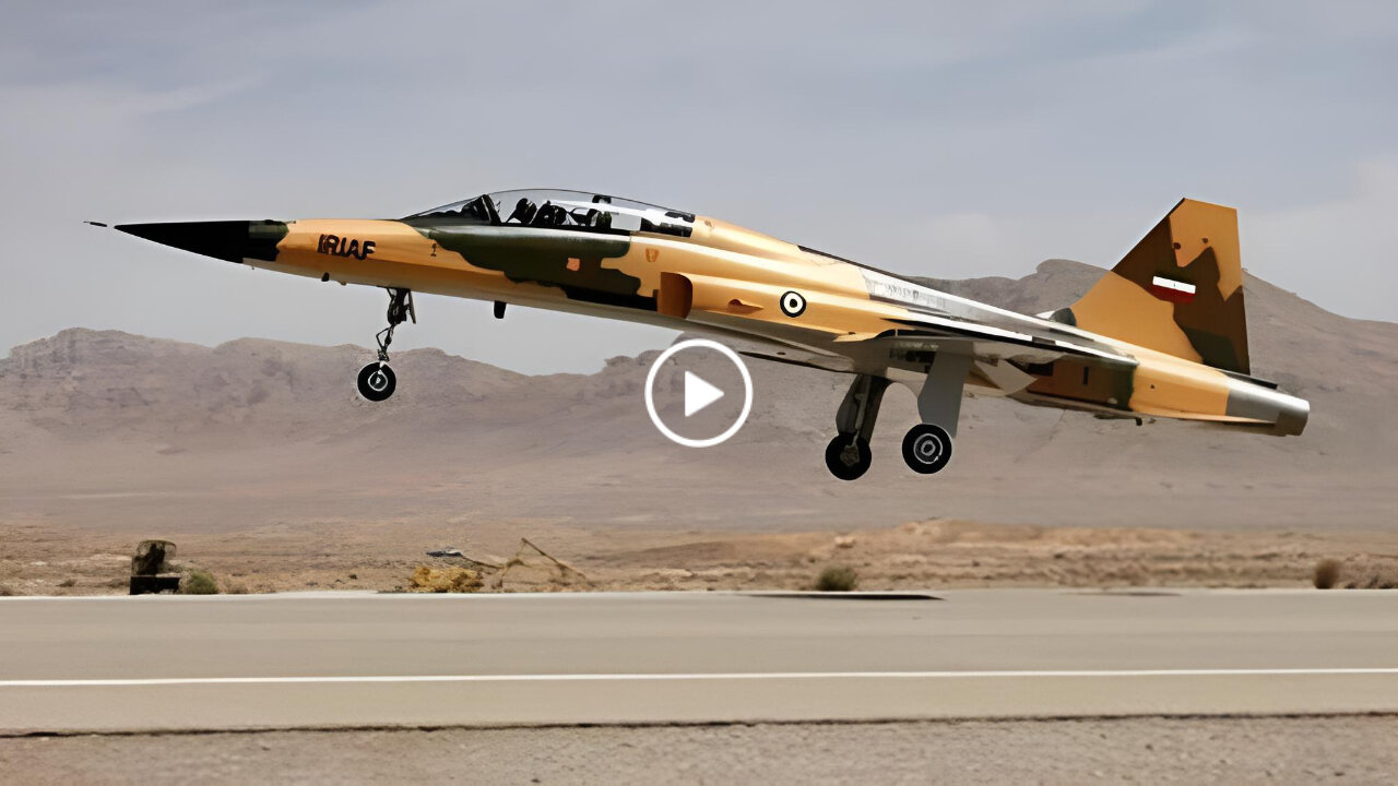 Iran unveiling its first 'indigenous' warplane.