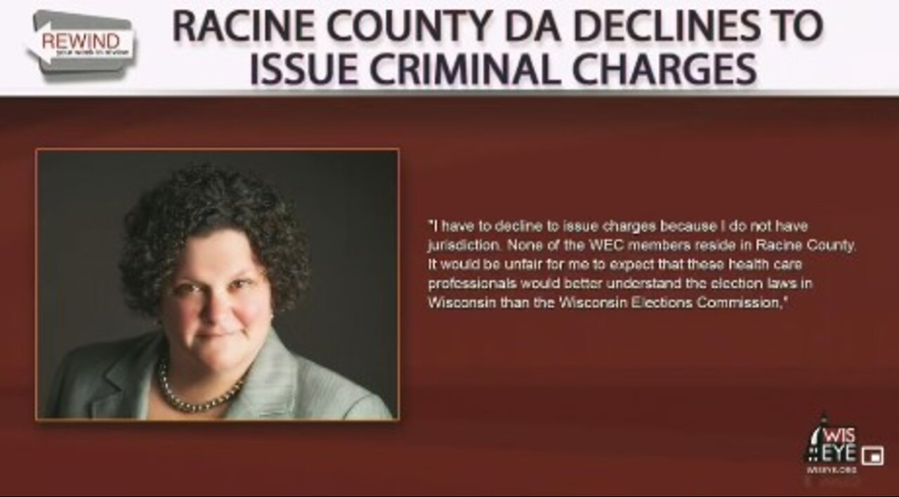 Racine County WI Election Fraud Update