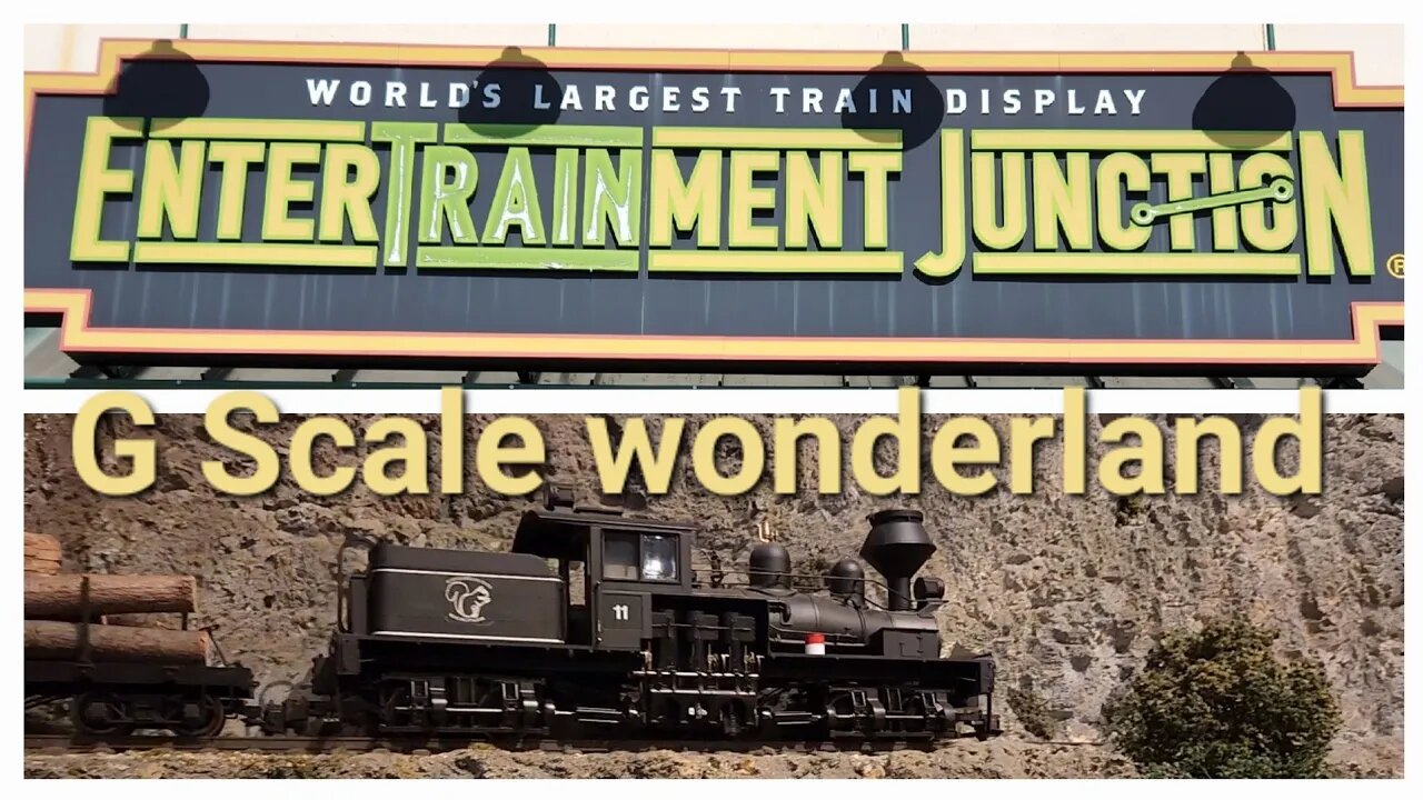 EnterTRAINment Junction, G Scale layout and fun center