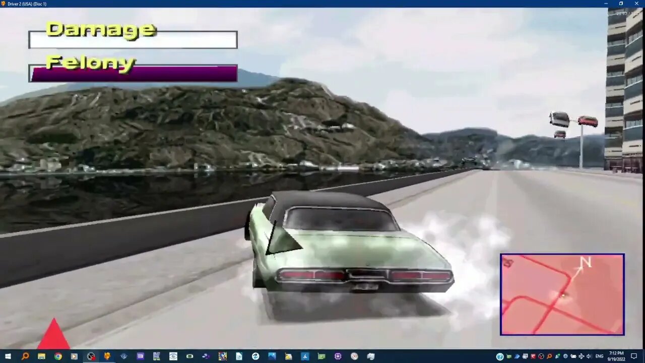 Driver 2 PS1: police chase in rio