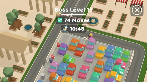 Parking Jam 3D-Boss level 15