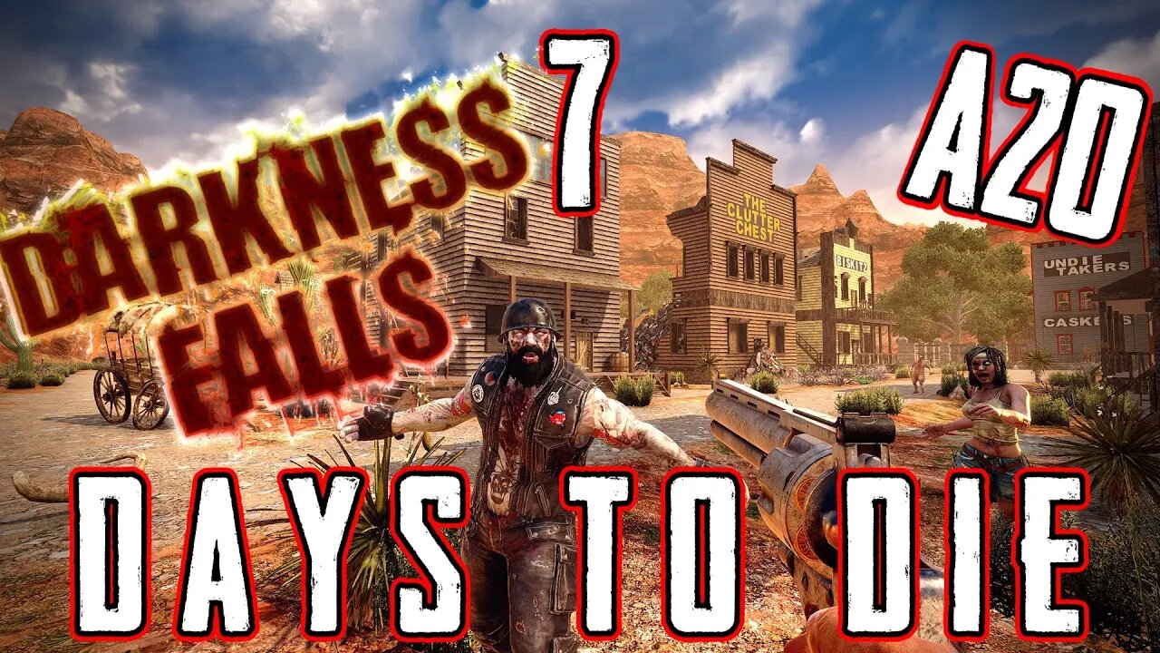 7 Days To Die | Alpha 20 - Darkness Falls| Ep 20 | Day 91+ repairing after horde 91...it was rough