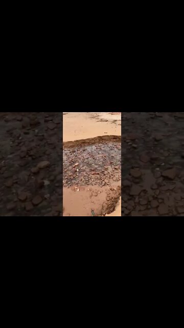 Pipe leading to the beach