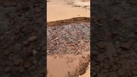 Pipe leading to the beach