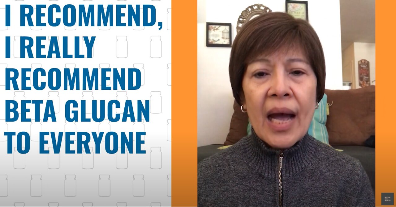 Diana Now Has More Energy after Taking Beta Glucan; she experienced Chronic Fatigue for Many Years