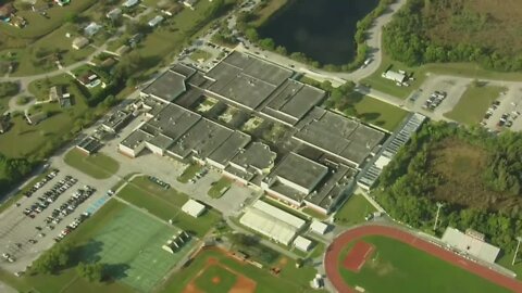 Chopper 5 video of lockdown at Port St. Lucie High School