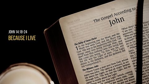 Because I Live... John 14:18-24